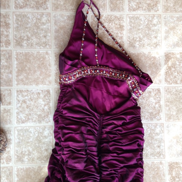 Magenta Prom Dress / Evening Gown - Picture 7 of 7